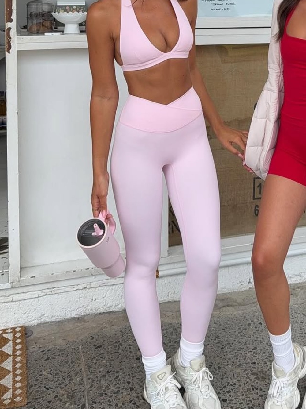 CSB Scrunch Bum Leggings in Blossom